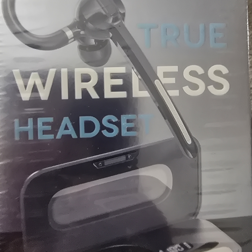 Sleek Black True Wireless Headset